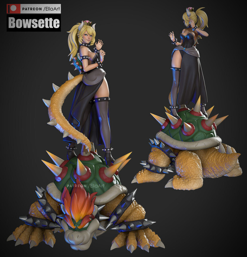 Боузетта Марио Bowsette Коллекционная Фигурка Аниме