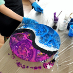 Мастер-класс жидким акрилом "FLUID ART"