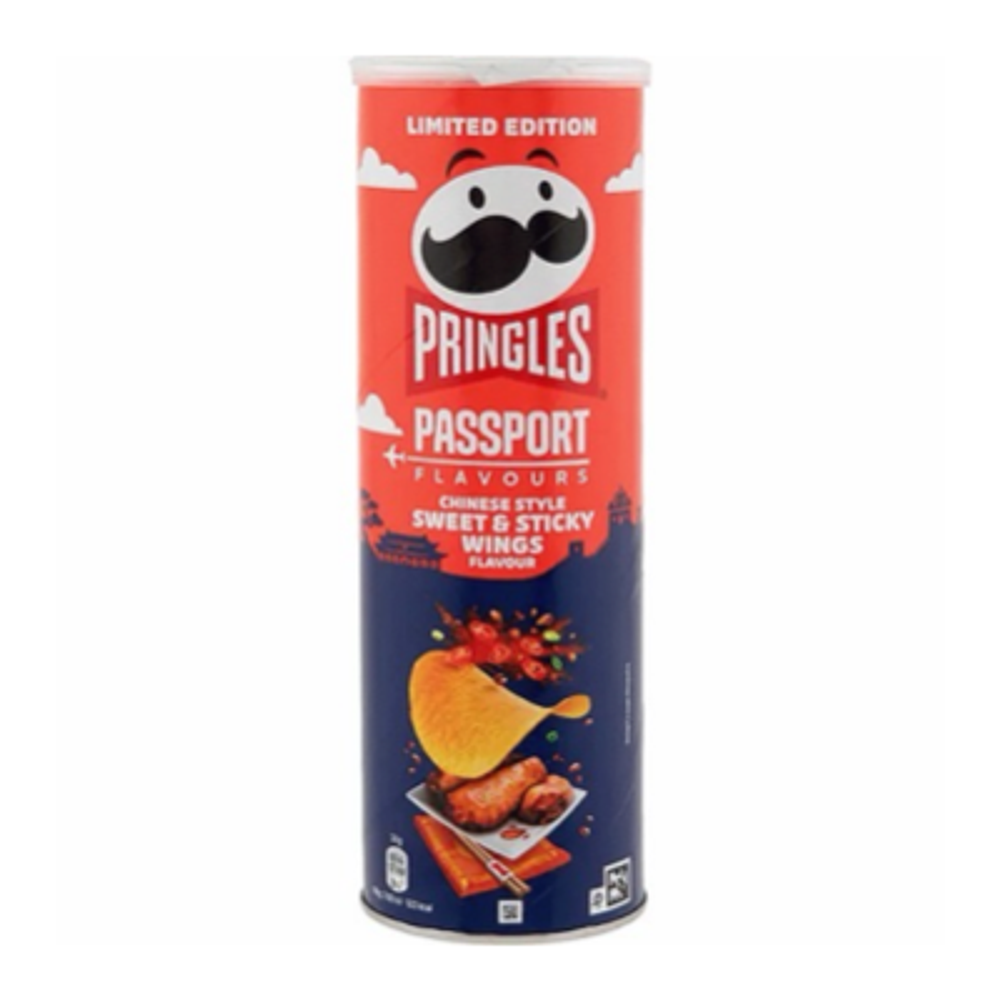 Чипсы Pringles Passport Sweet & Sticky Wings 165гр
