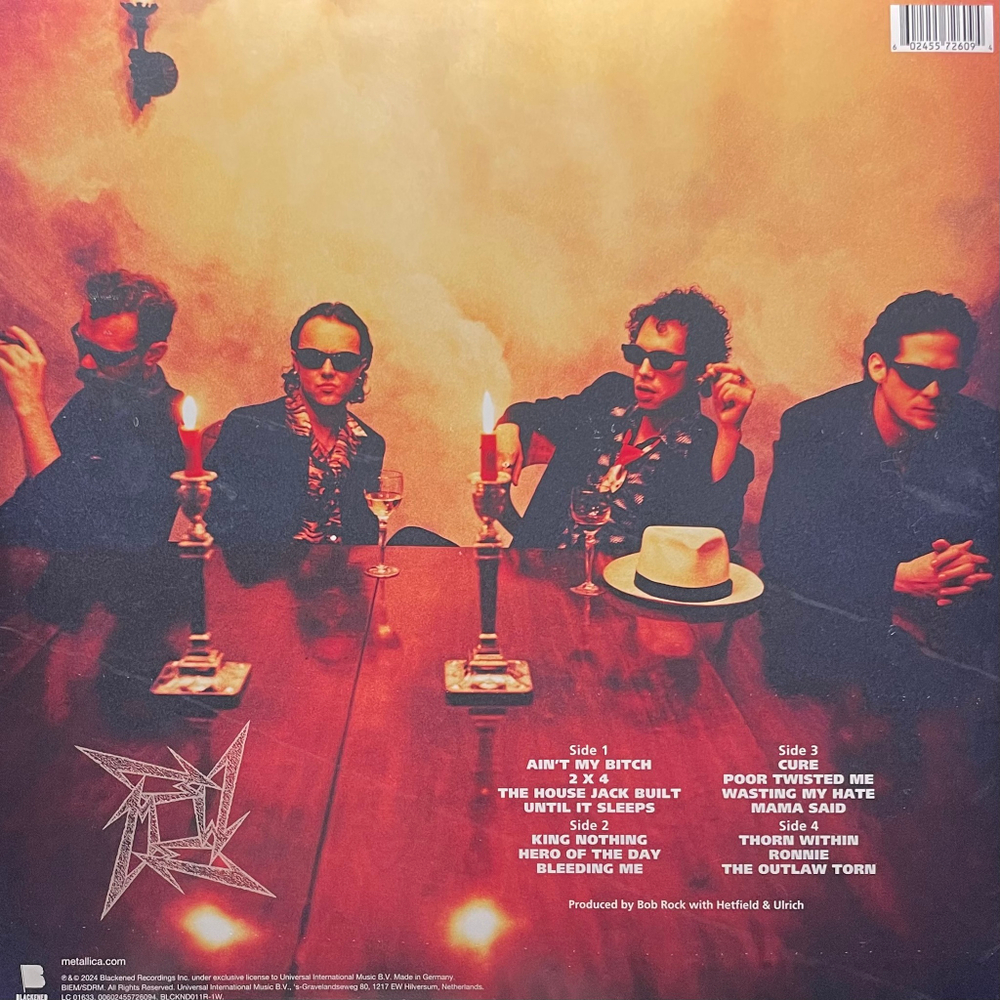 Metallica ‎– Load 2LP (Европа 2025г.) Orange