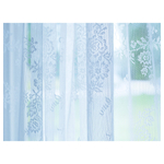 Комплект штор IKEA ALVINE (АЛЬВИНЕ), Белый,145х250 см, 2 шт