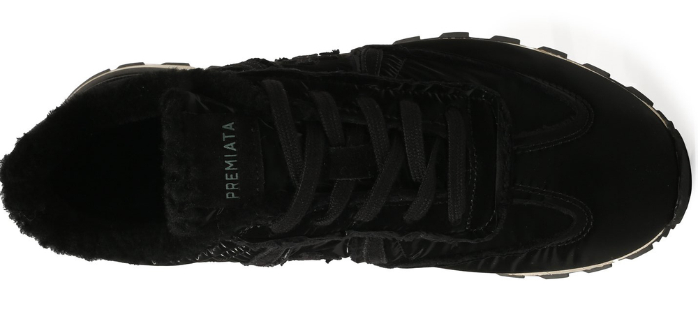 Premiata John Low D Черные с мехом