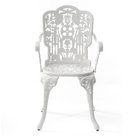 Стул Seletti Aluminium White, белый