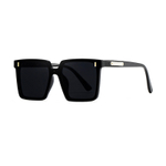 DAISY BEAUTY Plate And Metal Square Sunglasses Unisex
