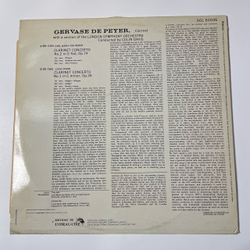 Винтажная виниловая пластинка LP Gervase de Peyer, Colin Davis, Кларнет Clarinet and Orchestra Two Romantic Concertos (Нидерланды 1973)