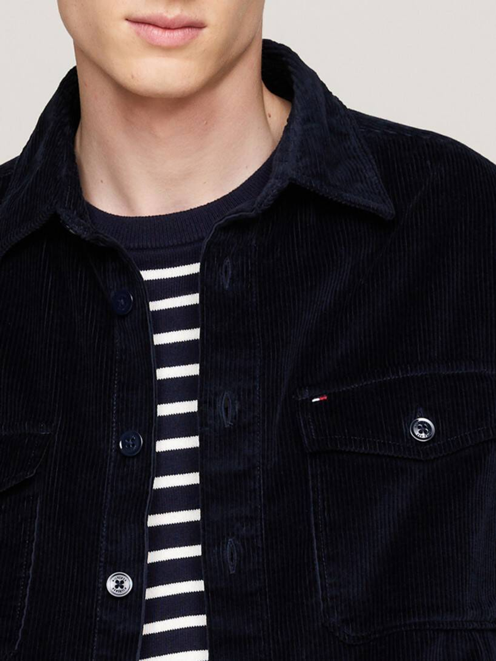 Рубашка Tommy Hilfiger - темно-синий(MW0MW36855)