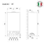 Газовый котел Ariston CLAS XC 28 FF