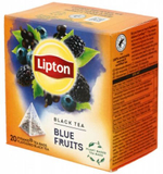 Чай черный Lipton Blue Fruits с фруктовыми добавками 20 пакетиков 36 г (из Финляндии)