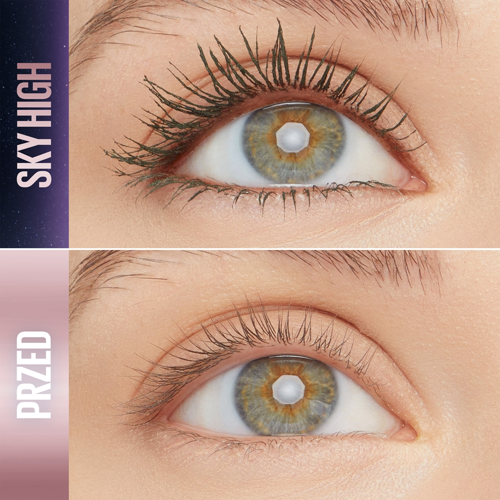 MAYBELLINE NEW YORK Lash Sensational Sky High - Тушь для ресниц, утолщающая и удлиняющая оттенок Green Altitude, 7 ml