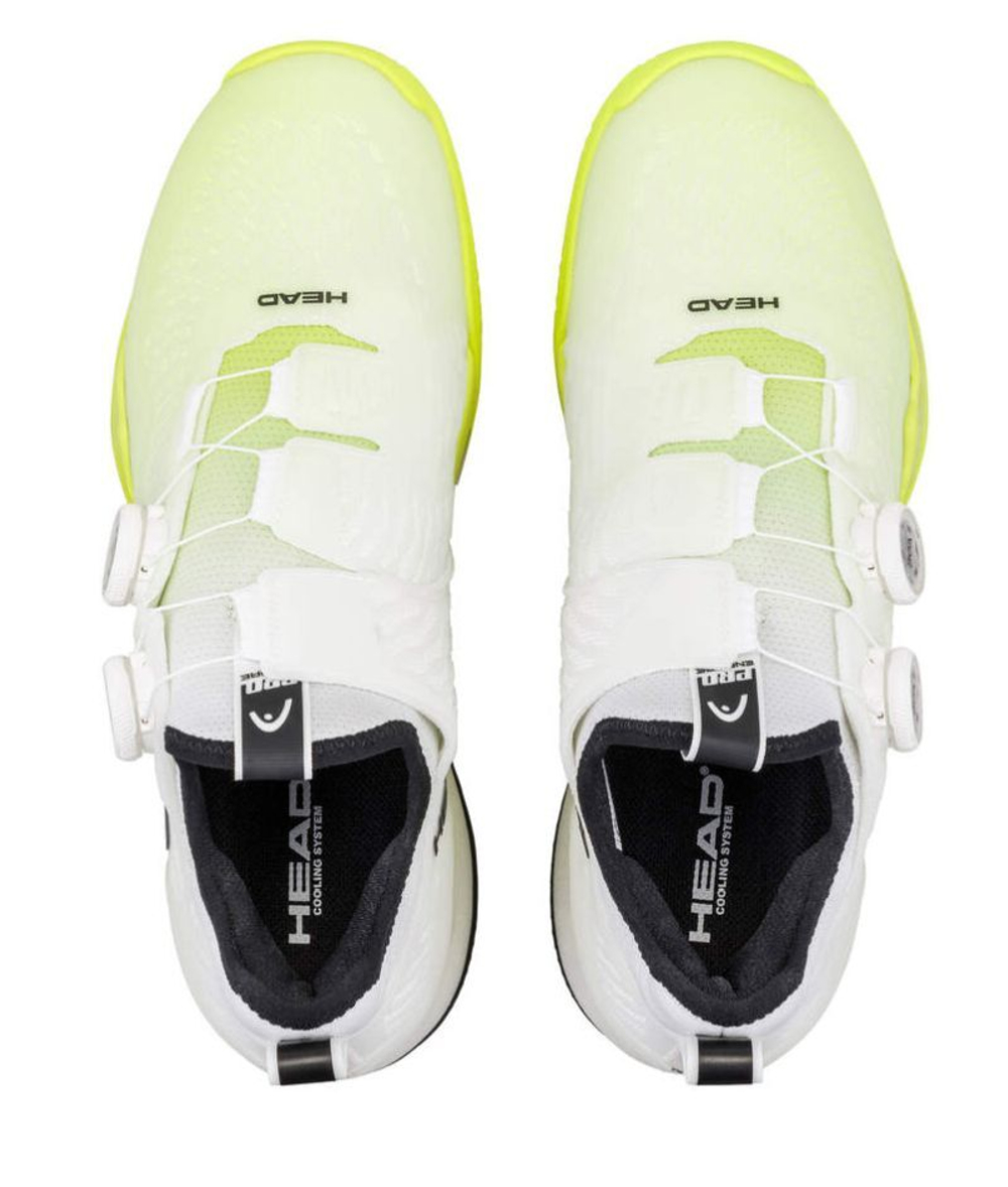 Мужские теннисные кроссовки Head Endure BOA Pro Clay - white/yellow
