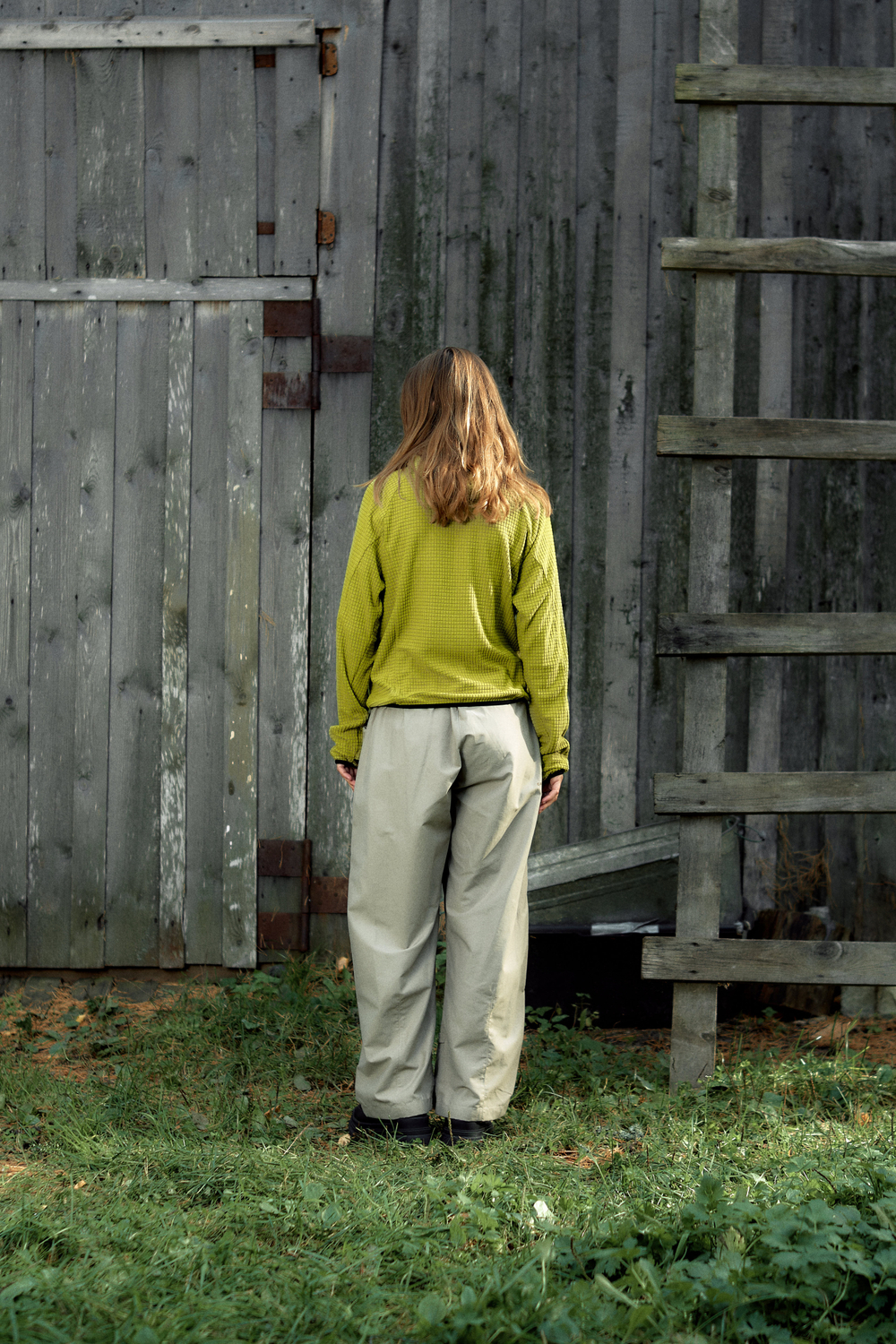 Худи Called a Garment Grid-Tex Hoodie "Golden Olive"
