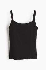 Хлопковый топ на бретелях - H&M