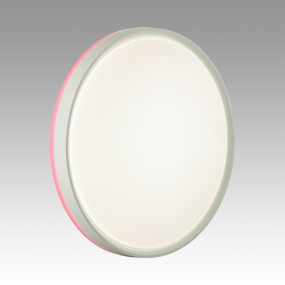 7708/DL COLOR SN 154 Светильник пластик/белый/розовый LED 48Вт 4000К D420 IP43 KEZO PINK
