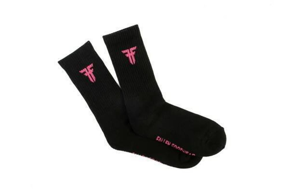 Носки Fallen TRADEMARK SOCK - BLACK / LIME