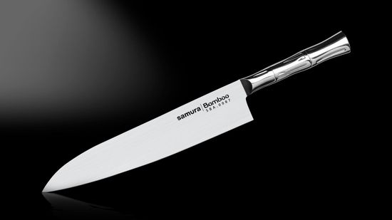 Нож кухонный Samura Bamboo Гранд Шеф 240 мм, SBA-0087/K