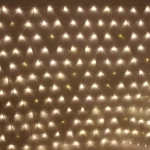 Гирлянда для улицы СЕТКА «Мерцание» ш2,0* в1,5 м 192 ламп LED, прозр.пров,1 реж.,IP-54, Теплый белый (возможность соединения)
