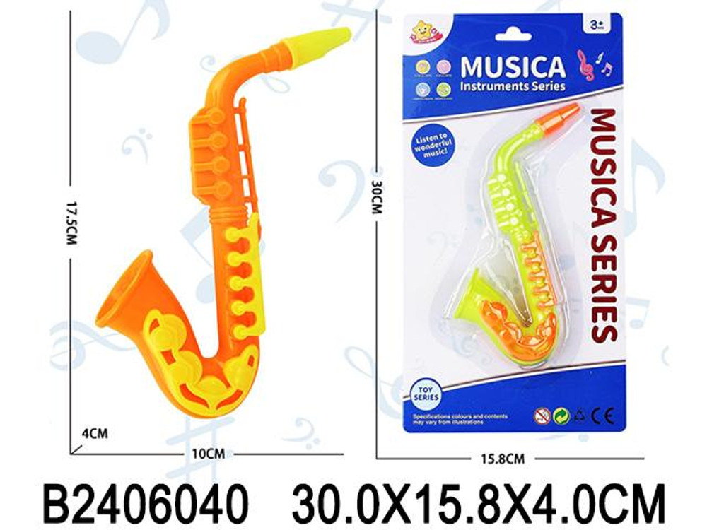 Саксофон 17,5см, блистер 398-C