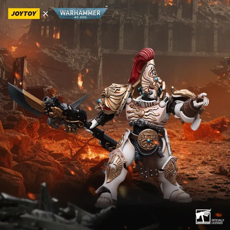 Фигурка JOYTOY Adeptus Custodes Solar Watch Custodian Guard with Guardian Spear