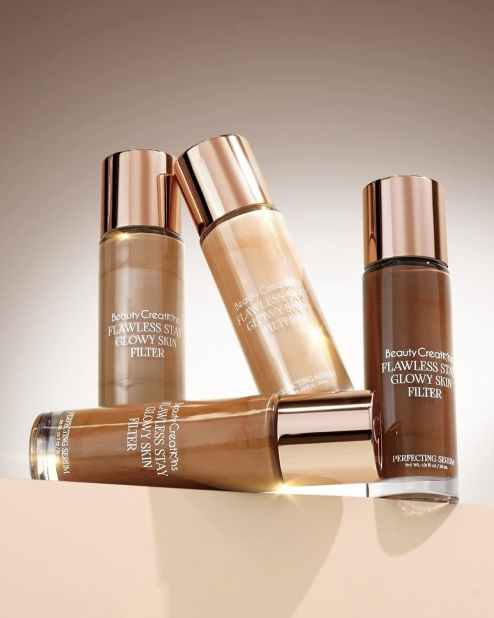 Beauty Creations Flawless Stay Glowy Skin Filter Тональный серум-фильтр 01NB