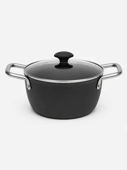 Кастрюля с крышкой антипригарная TVS Terra Italia, 20 см/2,8 литра