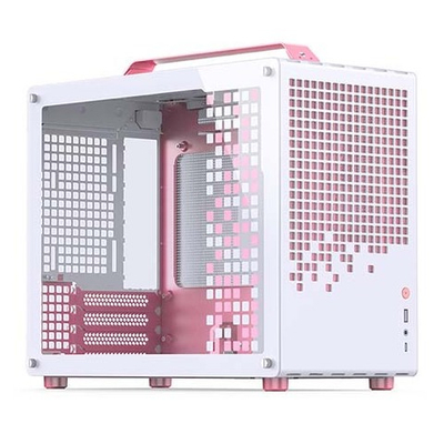 Корпус JONSBO Jonsplus Z20, mini-ITX, micro-ATX, розово-белый (без БП)