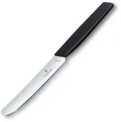 Нож Victorinox столовый, лезвие 11 см прямое, чёрный (6.9003.11)