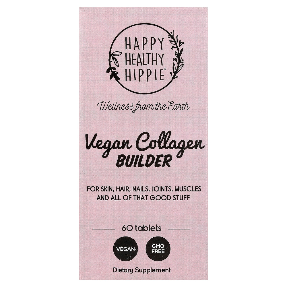 Happy Healthy Hippie, Vegan Collagen Builder, 60 таблеток