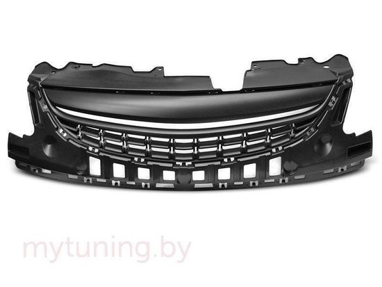 Решетка радиатора MATT BLACK для Opel Corsa D FL
