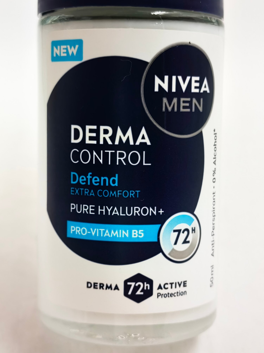 Антиперспирант мужской NIVEA "Derma Control", роликовый, 72 ч защиты, с гиалуроновой кислотой и В5, 50 мл