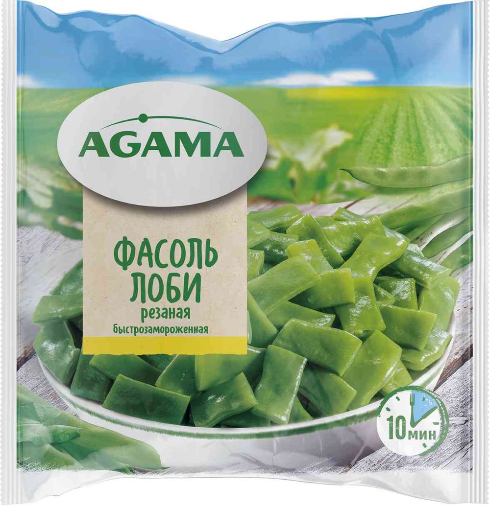Фасоль Лоби резаная 400г