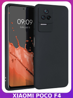 Мягкий Soft Touch чехол из силикона для XIAOMI POCO F4 с бархатной подкладкой