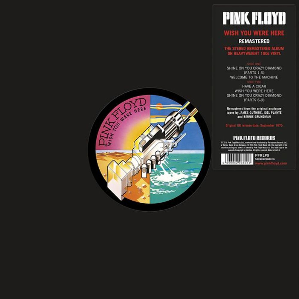 Pink Floyd. Wish You Were Here (LP) Пинк Флойд