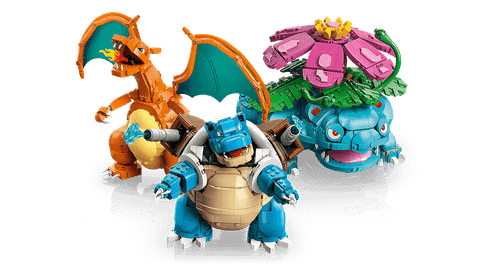 Конструктор LEGO Pokemon 72153 Venusaur, Charizard and Blastoise