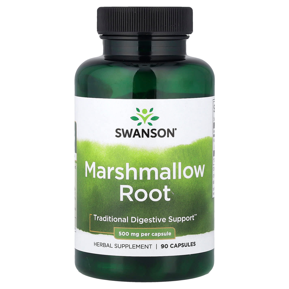 Swanson Vitamins, Корень алтея, 500 мг, 90 капсул