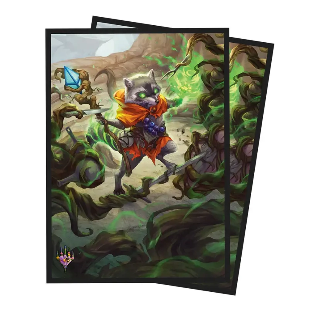 Ultra Pro tandard Sleeves: Bloomburrow Racoon (100 Sleeves)