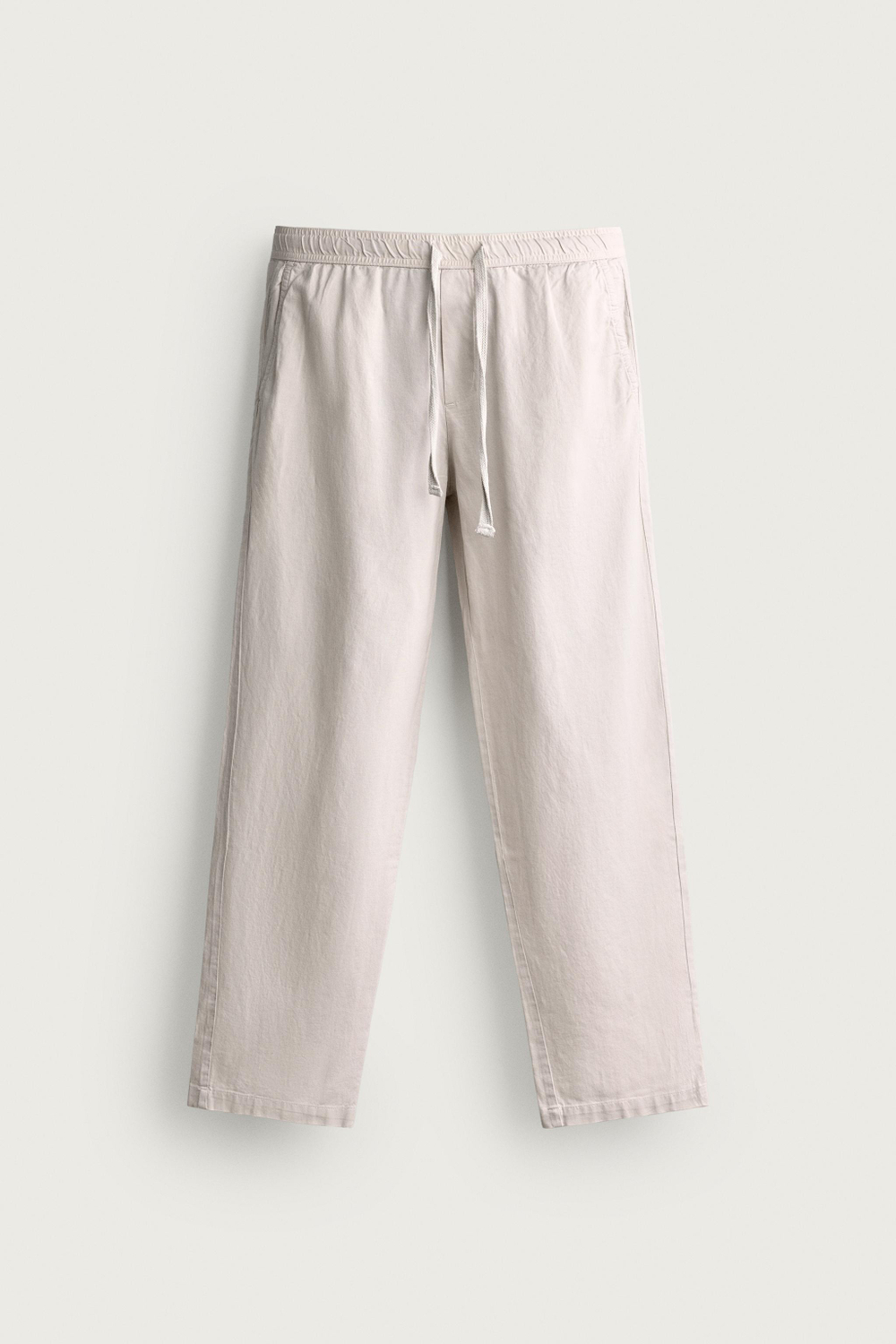 БРЮКИ RELAXED FIT ИЗ ХЛОПКА И ЛЬНА — ZARA · 4470/460