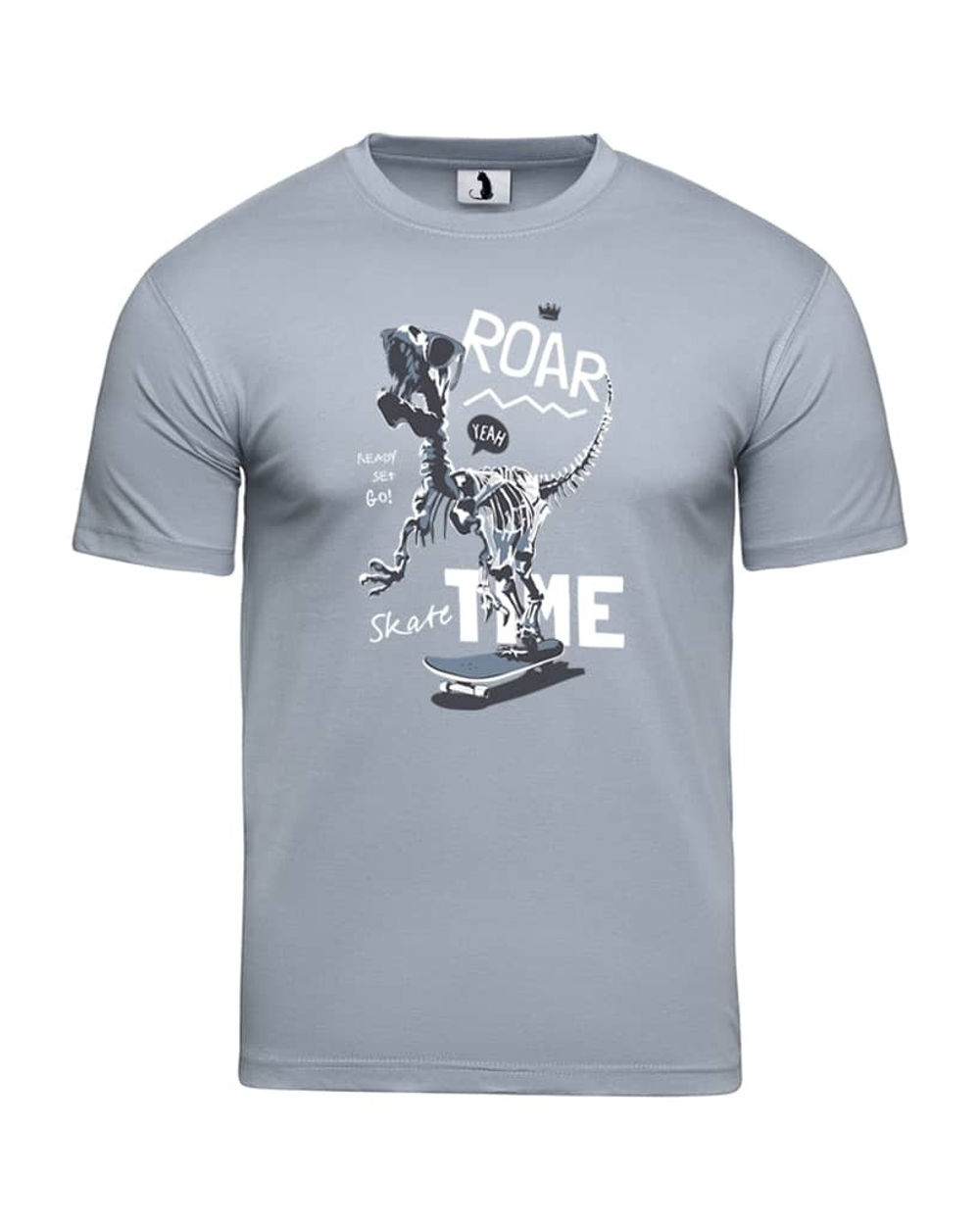 Футболка Roar Skate Time прямая серая