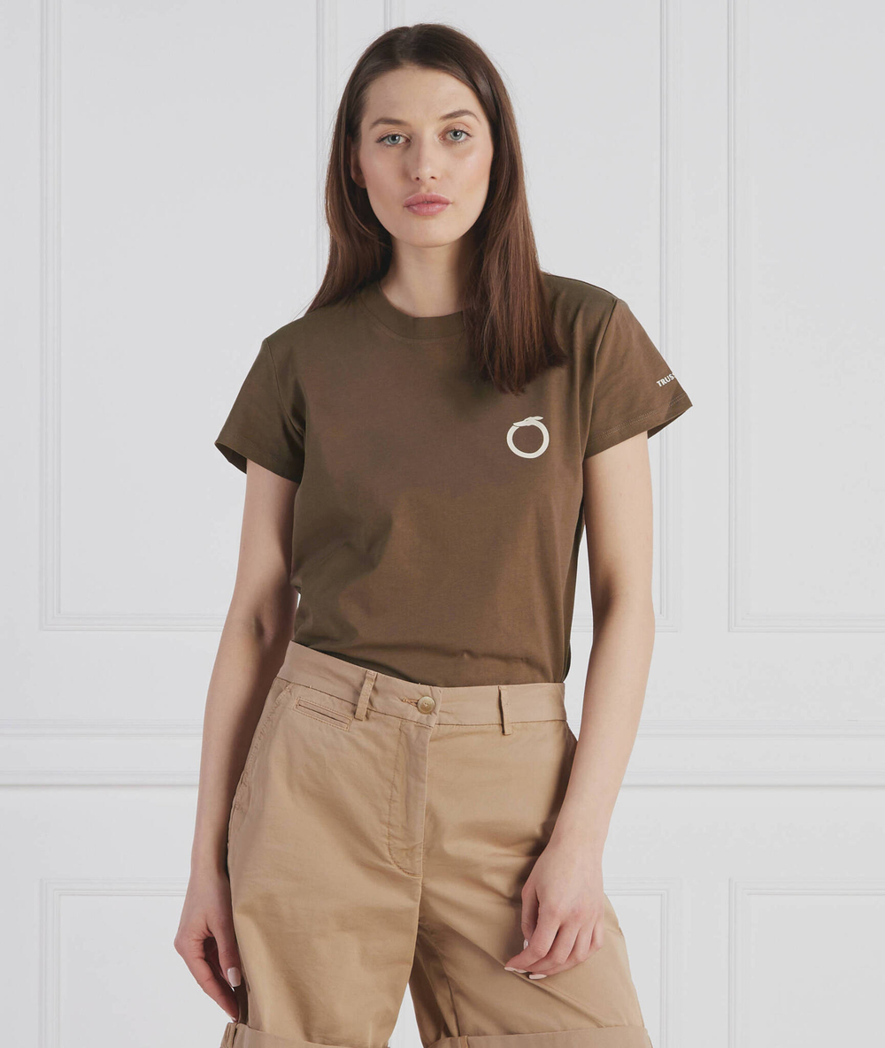 Футболка Trussardi - коричневый(56T00538 1T005381)