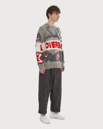CHARLES JEFFREY LOVERBOY ДЖЕМПЕР С ЛОГОТИПОМ GREYSCALE