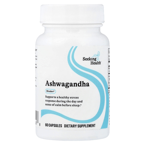 Seeking Health, ашваганда, 60 капсул