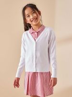 Кардиган школьный для девочки Next 359-709, Белый
