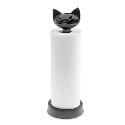 Держатель для бумажных полотенец MIAOU, чёрный Koziol