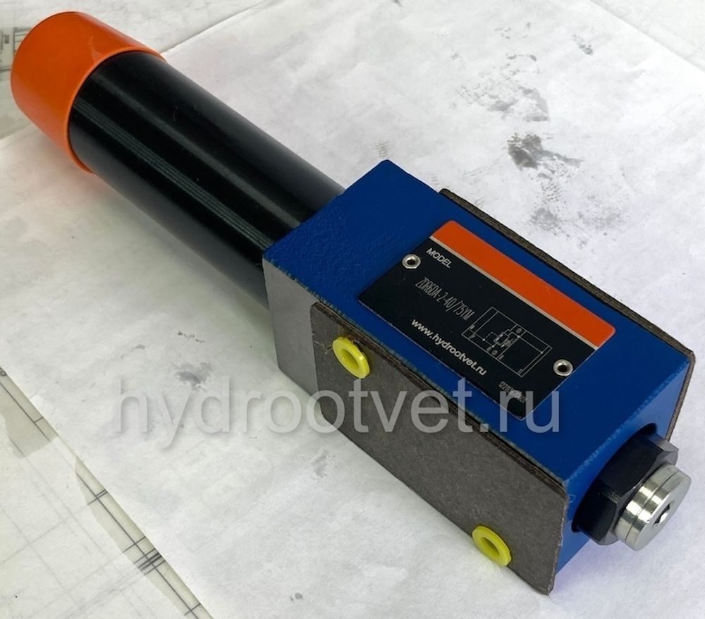 ZDR6DA2-4X/210Y - Редукционный клапан Ду 6 трехлинейный модульного монтажа с давлением регулировки до 210 бар, регулирует в канале A, обратный клапан - есть