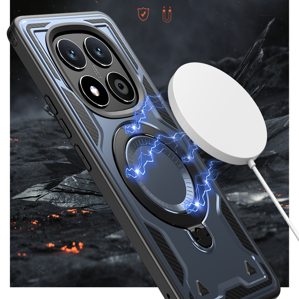 Чехол Magneto Case с кольцом для Xiaomi Redmi Note 14 Pro+