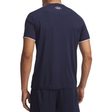 Мужская теннисная футболка Under Armour Challenger Train - midnight navy/white