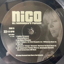 Винтажная виниловая пластинка LP Nico All Tomorrow's Parties (США 2008)
