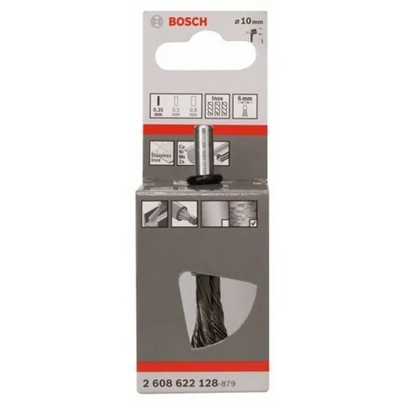 Bosch 6мм 0.35 x 10мм пучки INOX 2608622128