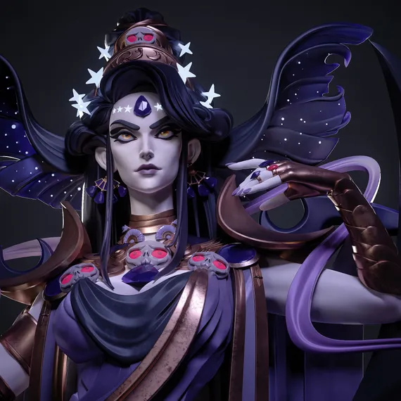Nyx on the Сrescent Moon - Hades