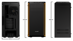 Корпус Be Quiet Pure Base 600 Window Black/Orange (BGW20)