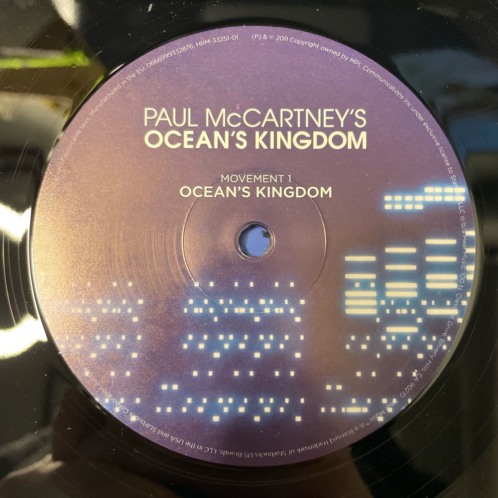 Винтажная виниловая пластинка 2LP Paul McCartney Ocean s Kingdom (Европейский Союз, 2011) 2 LP